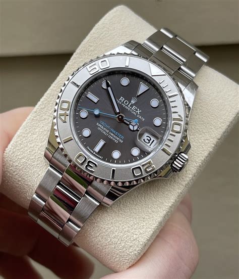 rolex yacht master 37mm rhodium|rolex yacht master 37 oyster.